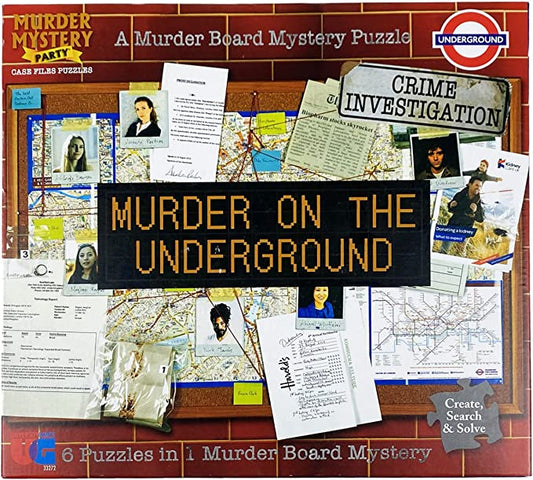 Murder on the Underground - A Murder Board Mystery Puzzle