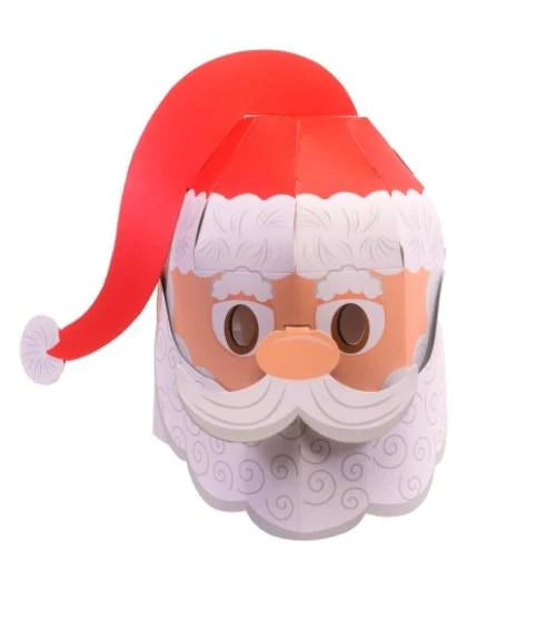 Santa 3D Mask Card Craft