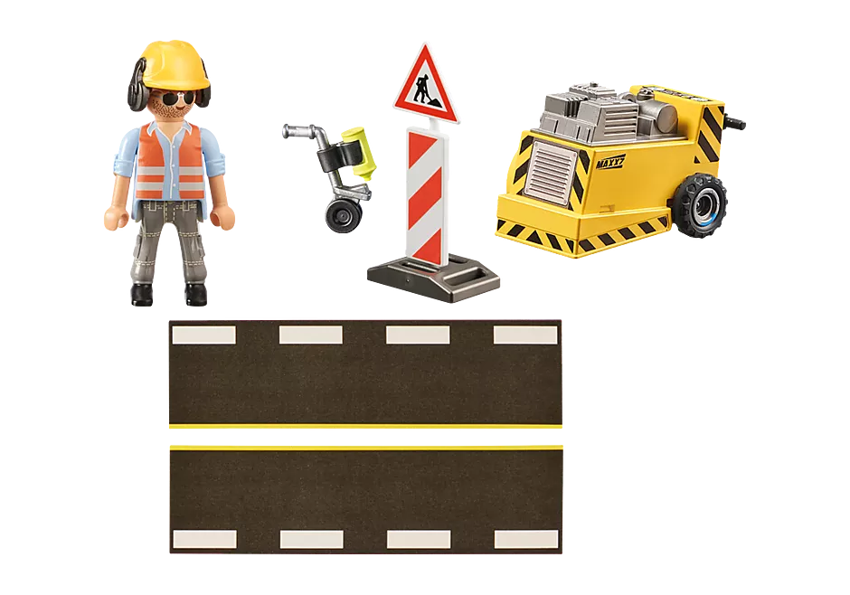 PLAYMOBIL 71185 Construction Worker Gift Set