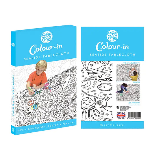 Colour In Giant Poster/Tablecloth Seaside