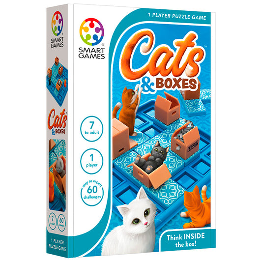 Cats and Boxes, Smart Games, cats, boxes, puzzle, kids, children, toys, games