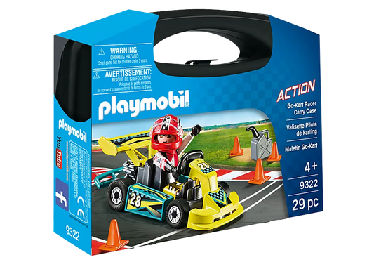 PLAYMOBIL 9322 Action Go-Kart Racer Small Carry Case