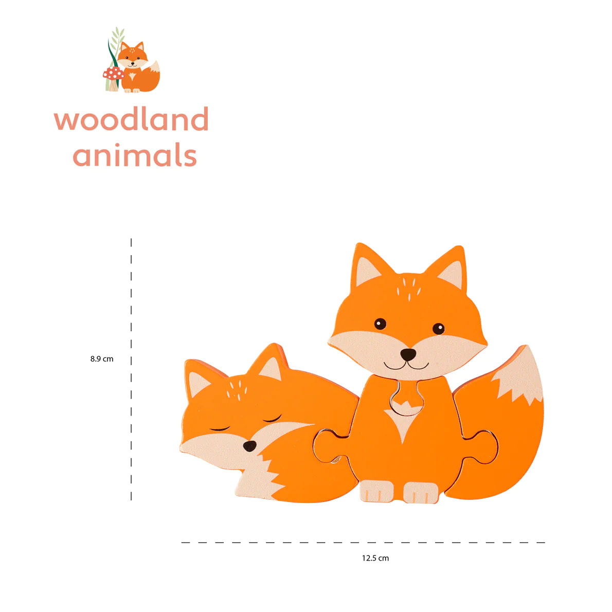 Fox Wooden Puzzle