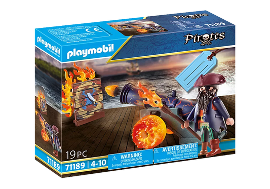 PLAYMOBIL 71189 Pirate with Cannon Gift Set