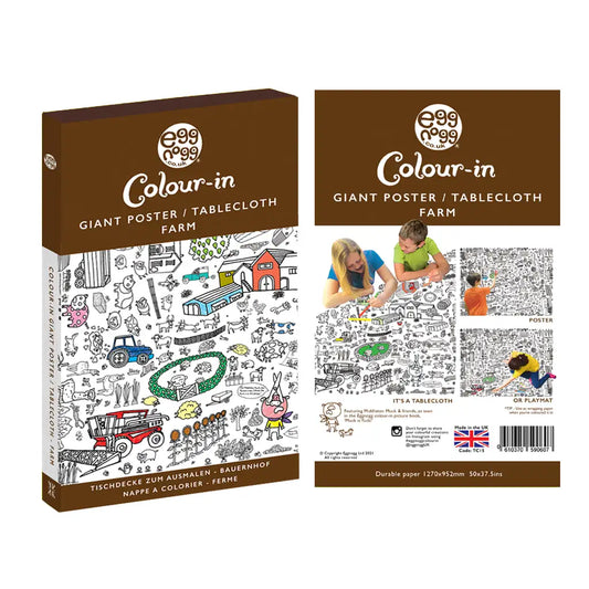 Colour In Giant Poster/ Tablecloth Farm