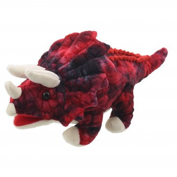 Baby Triceratops Puppet (Red)
