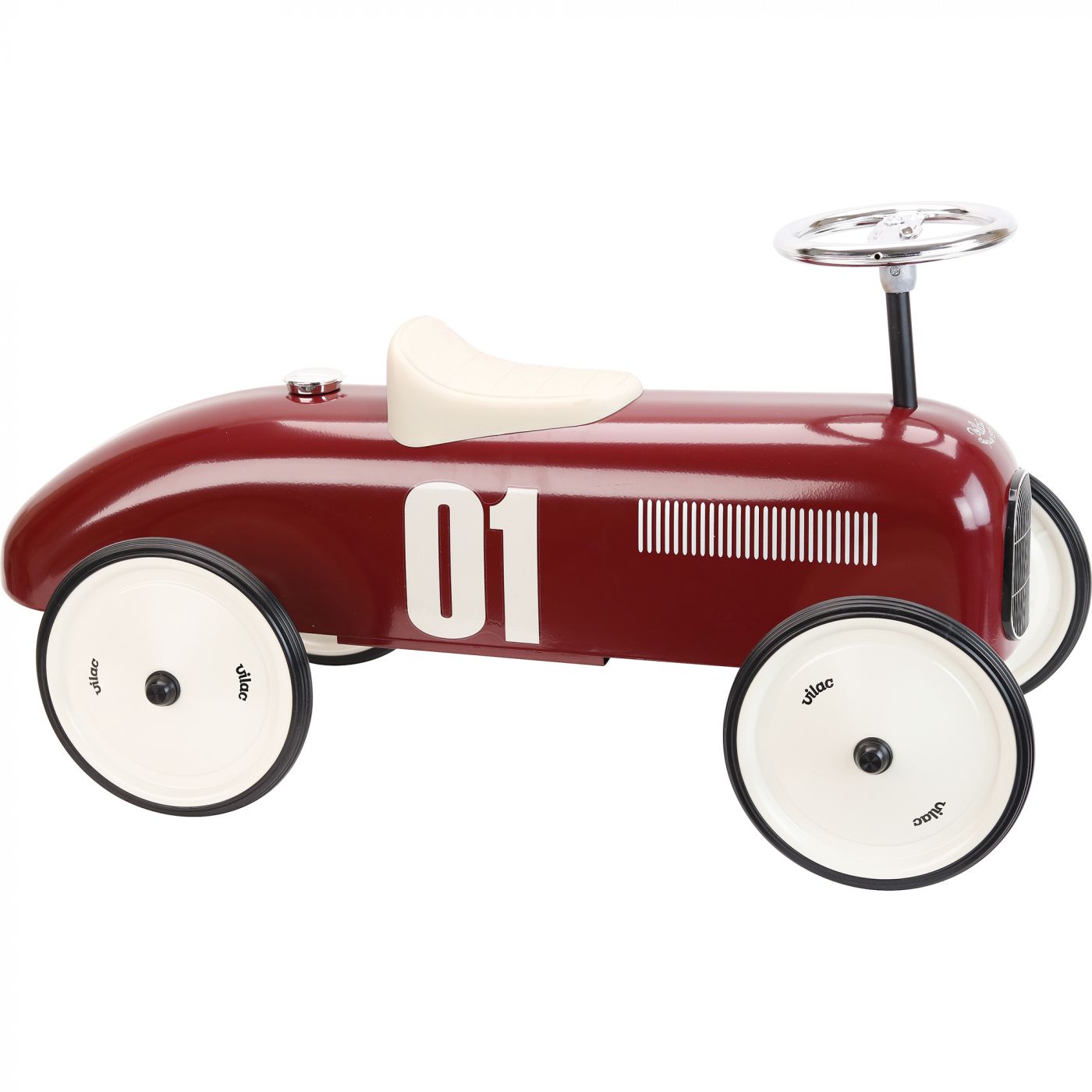 Vilac Classic Metal Car - Burgundy