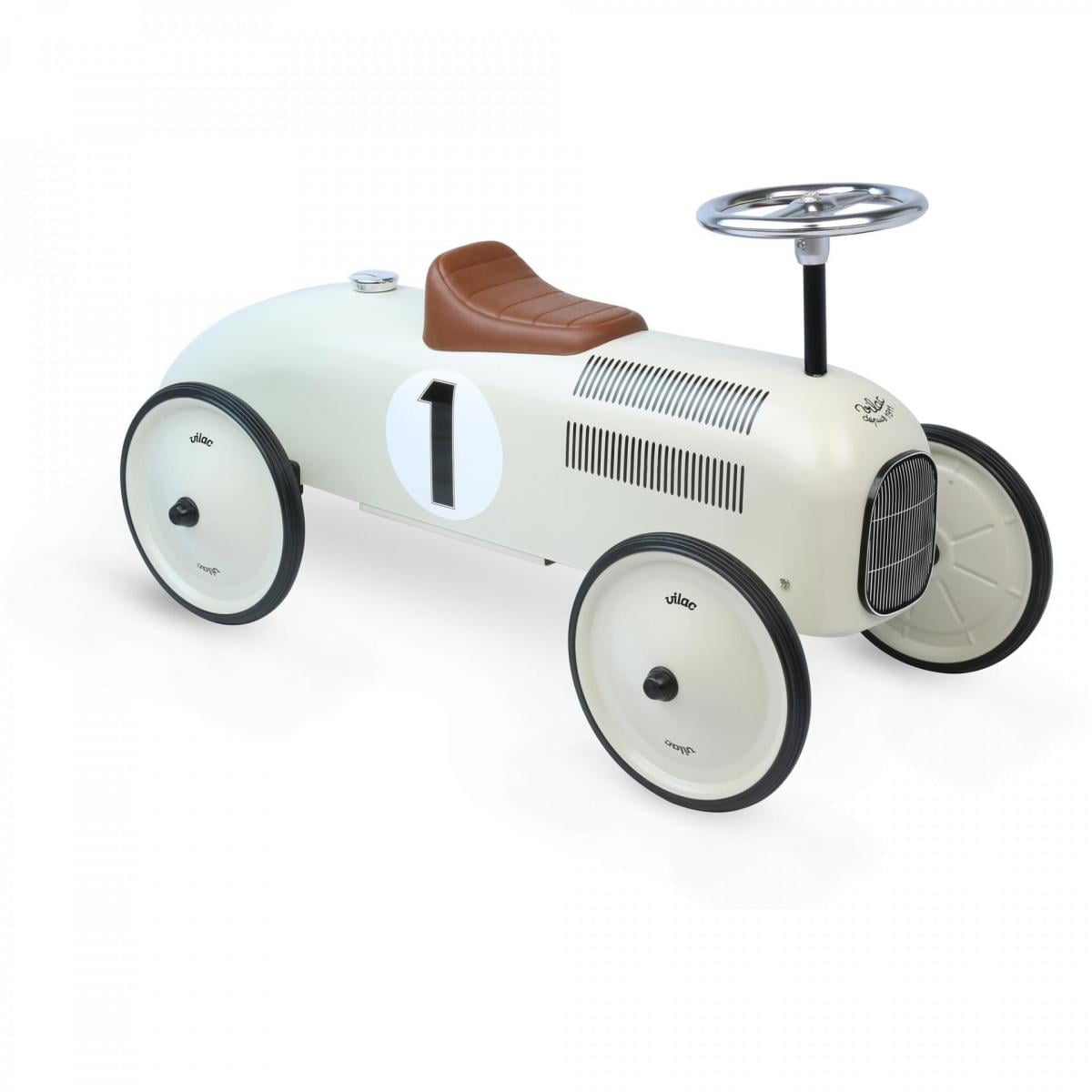 Vilac Classic Metal Car - Off White