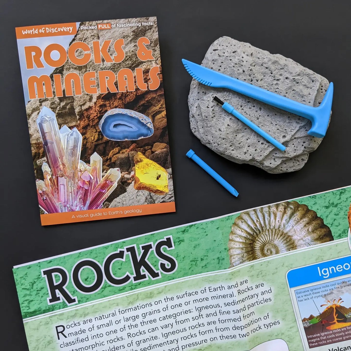 World of Discovery Rocks & Minerals Educational Box Set