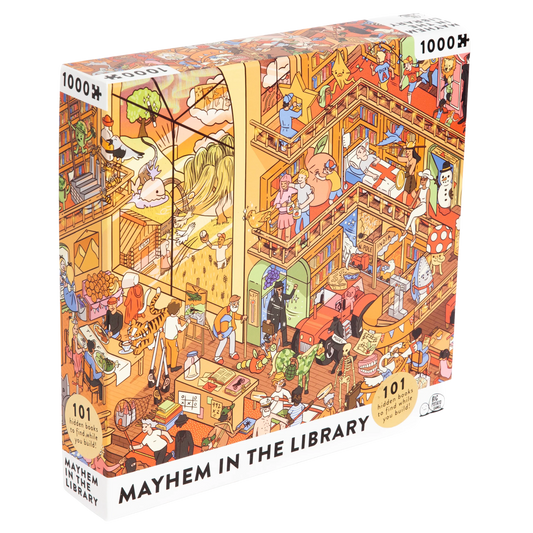 Mayhem in the Library Jigsaw Puzzle