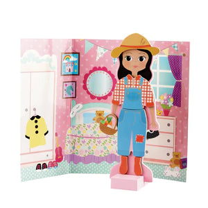 Wooden Magnetic Dress Up Doll - Sofia