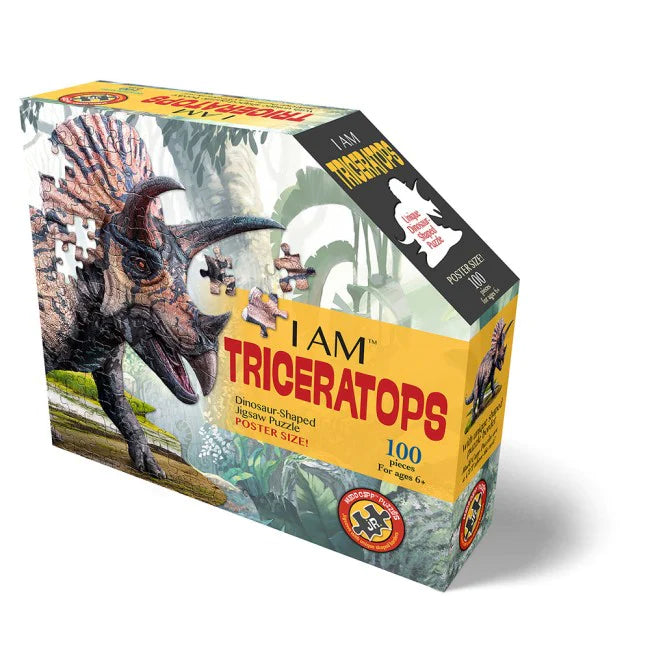 I Am Triceratops 100pcs Jigsaw